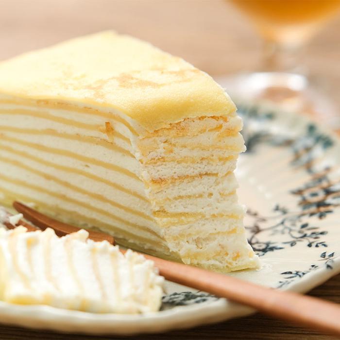 ミルクレープです！ 重なるしあわせミルクレープ バニラ入り生クリーム | snaq.me