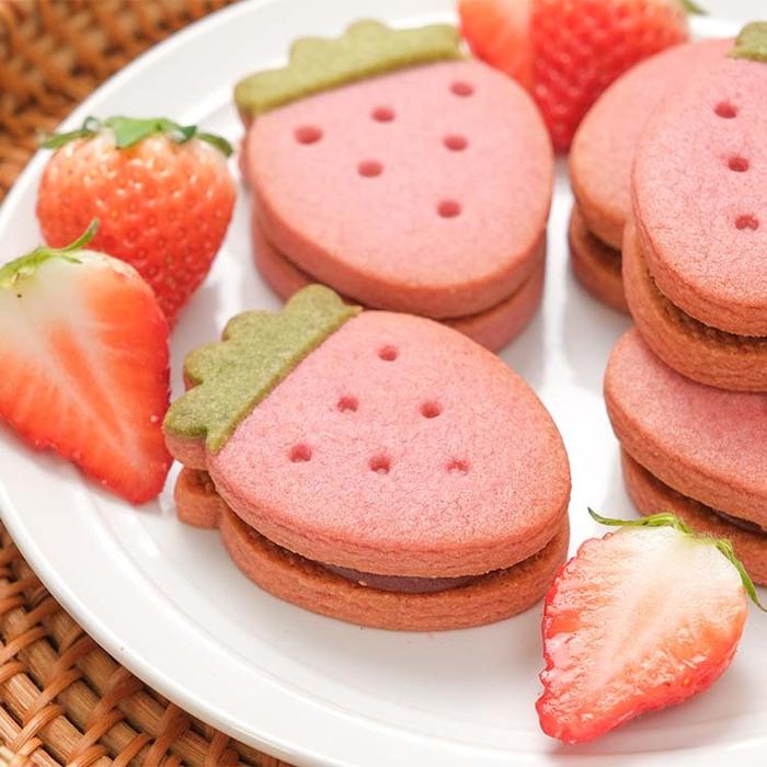 果実香る いちごジャムのサンドクッキー | snaq.me store (スナック